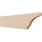 Ekena Millwork 2in. W x 8in. H x 32in. L Moab Woodgrain TimberThane Rafter Tail, Primed Tan RFTUR02X08X32MOARCPR - alternate 1